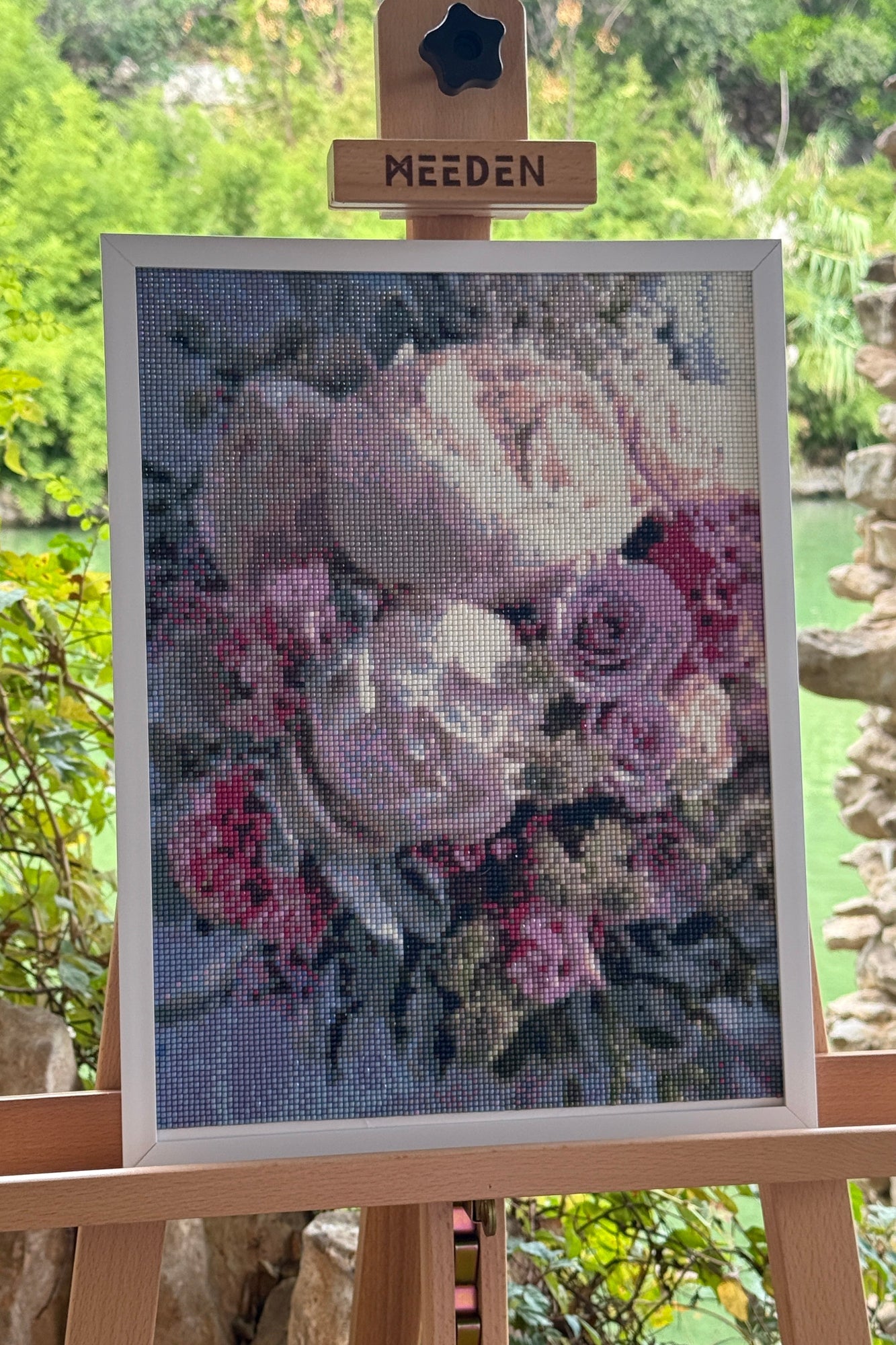 Blush Peony Bouquet – Diamond Painting Floral Art