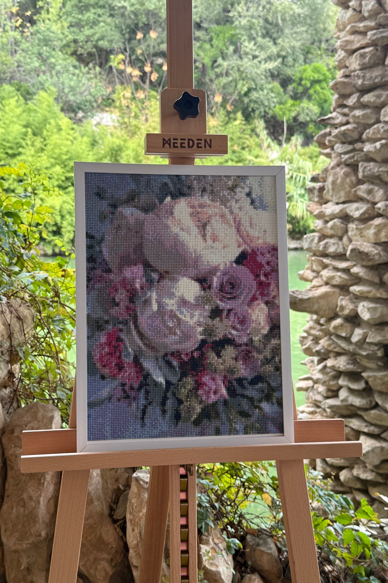 Blush Peony Bouquet – Diamond Painting Floral Art