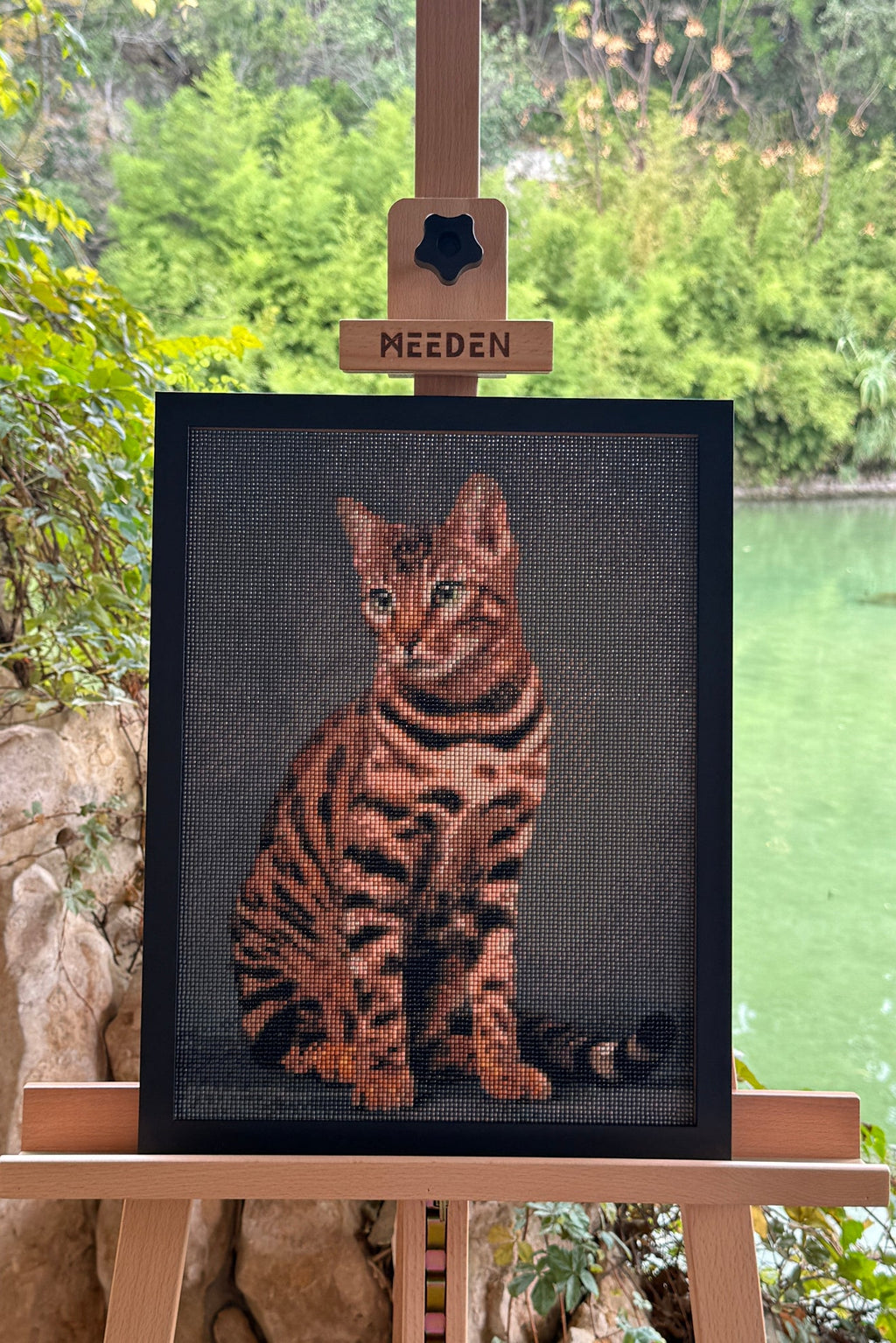 Bengal Beauty – Diamond Painting Cat Art