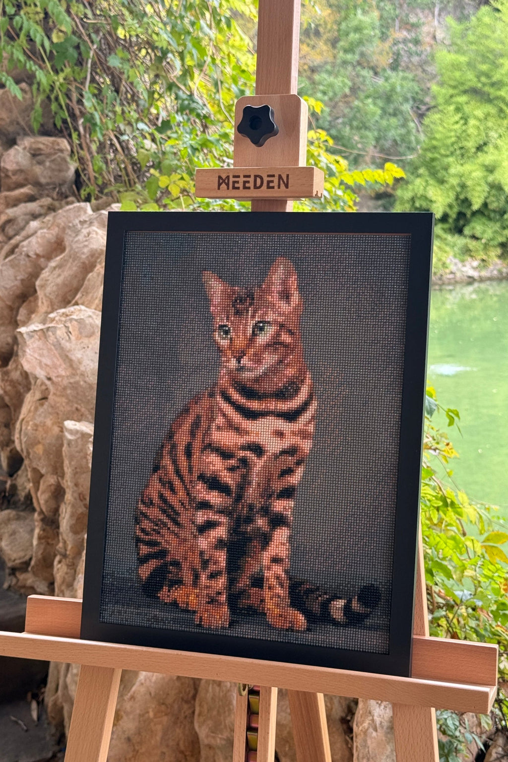 Bengal Beauty – Diamond Painting Cat Art