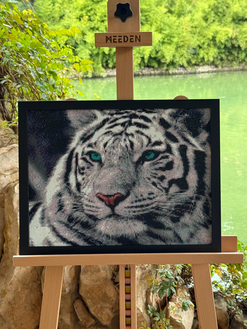 White Tiger Spirit – Diamond Painting Art