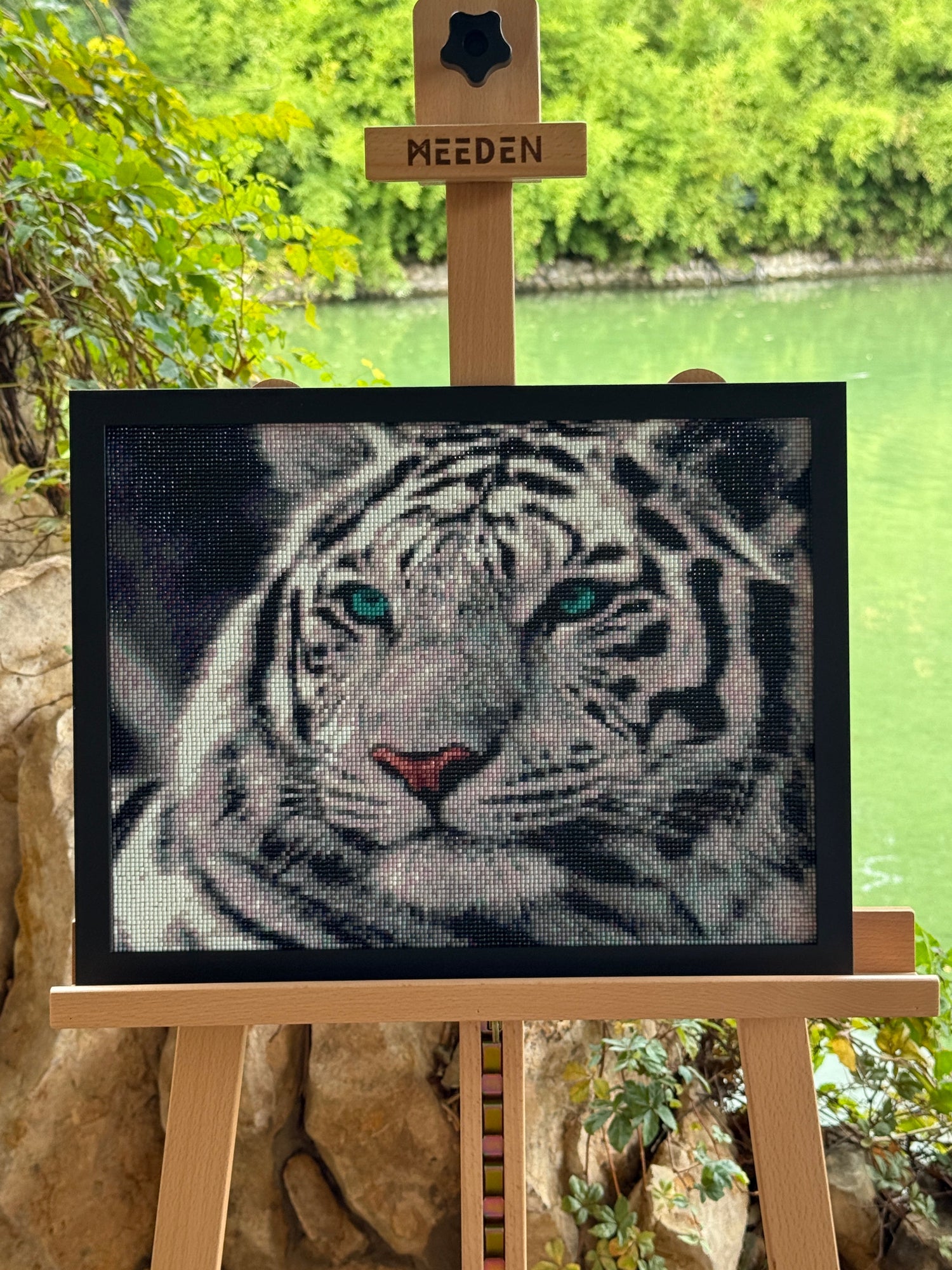 White Tiger Spirit – Diamond Painting Art