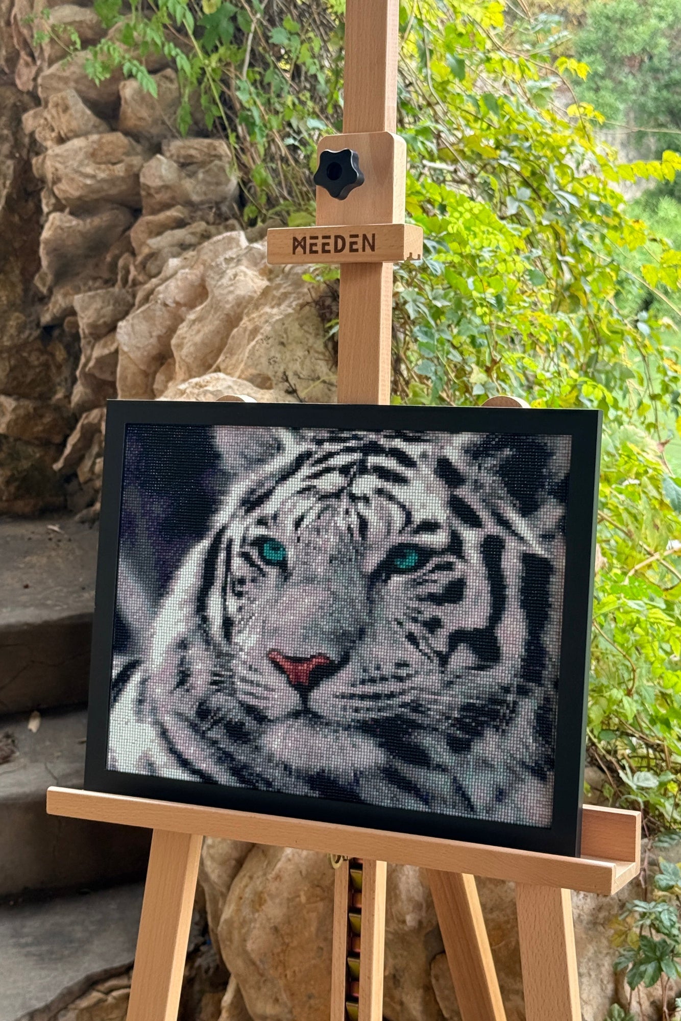 White Tiger Spirit – Diamond Painting Art