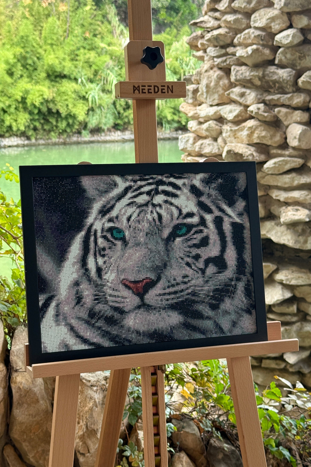 White Tiger Spirit – Diamond Painting Art