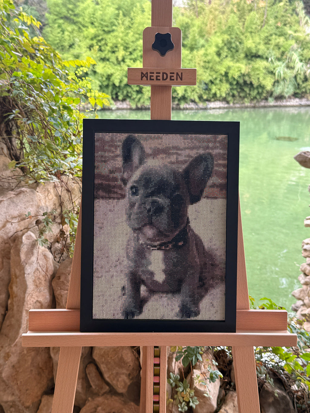 Frenchie Charm – Diamond Painting Dog Portrait