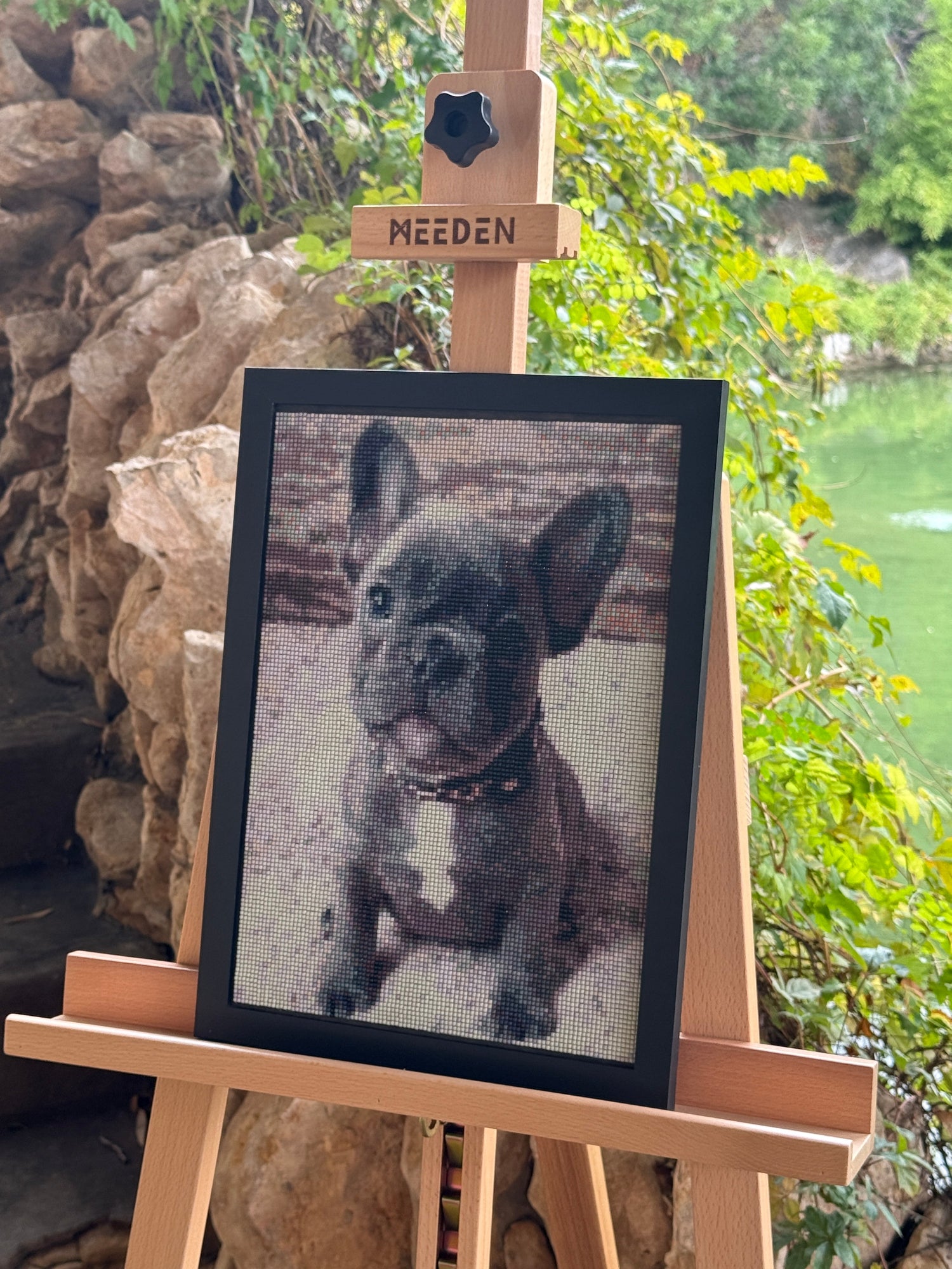 Frenchie Charm – Diamond Painting Dog Portrait