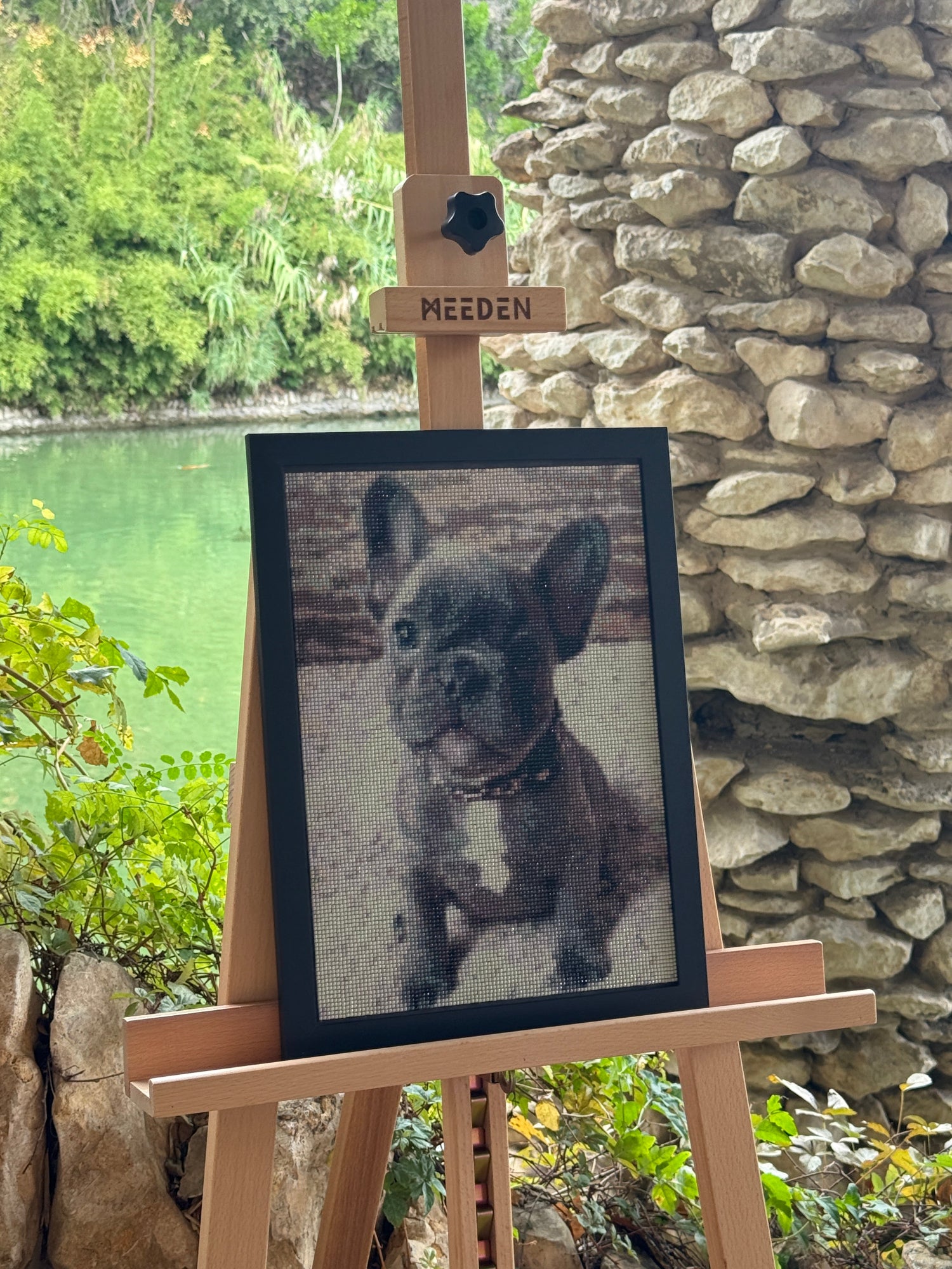 Frenchie Charm – Diamond Painting Dog Portrait