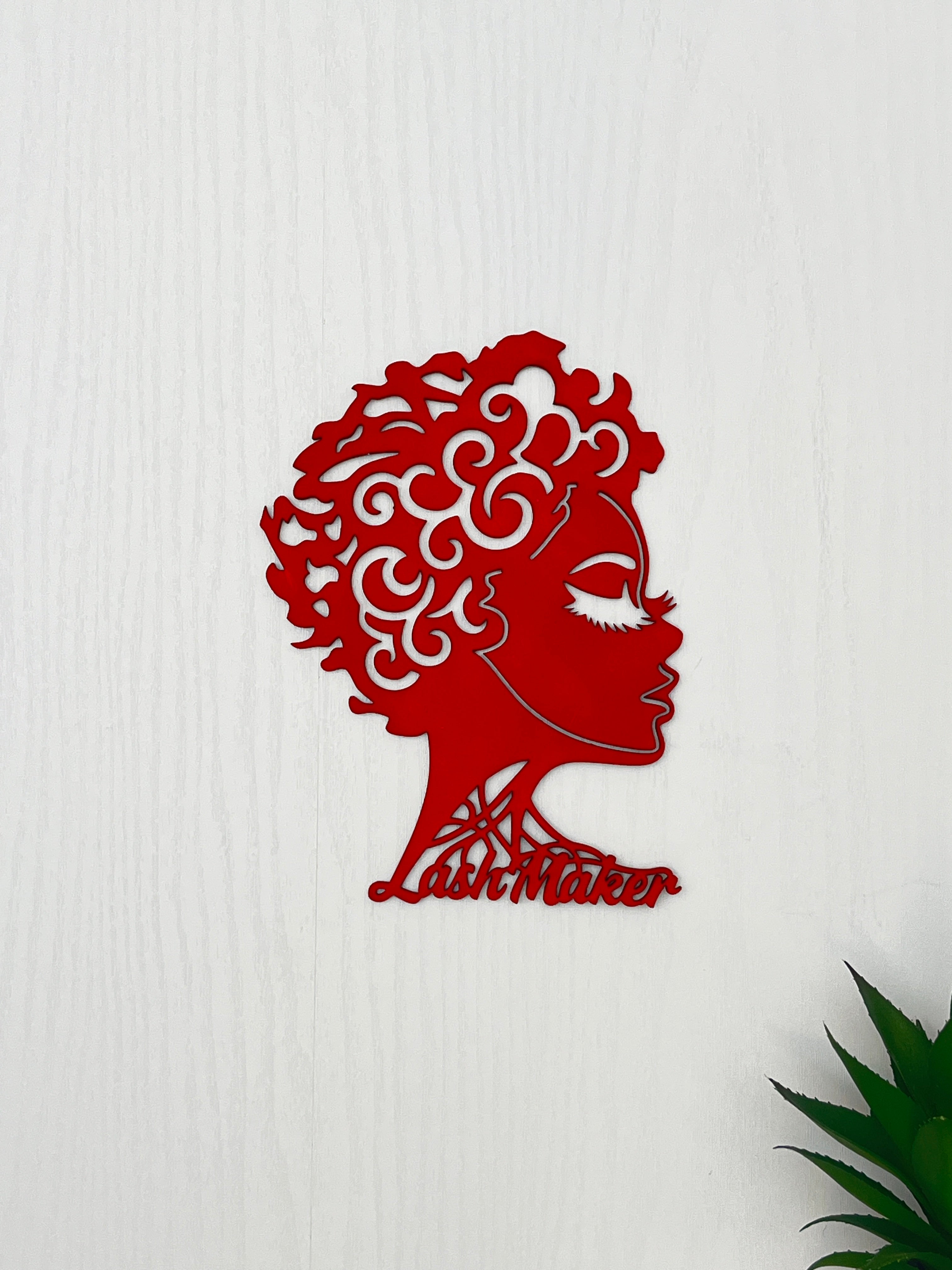 Custom Lash Maker Wall Sign for Your Beauty Studio | Personalized Lash Decor