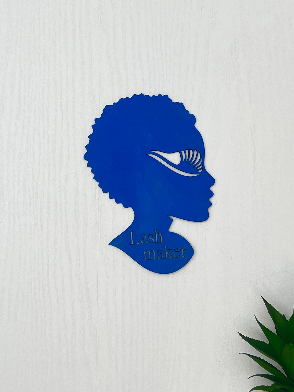 Custom Lash Maker Wall Sign | Personalized Lash Artist Decor for Beauty Studio