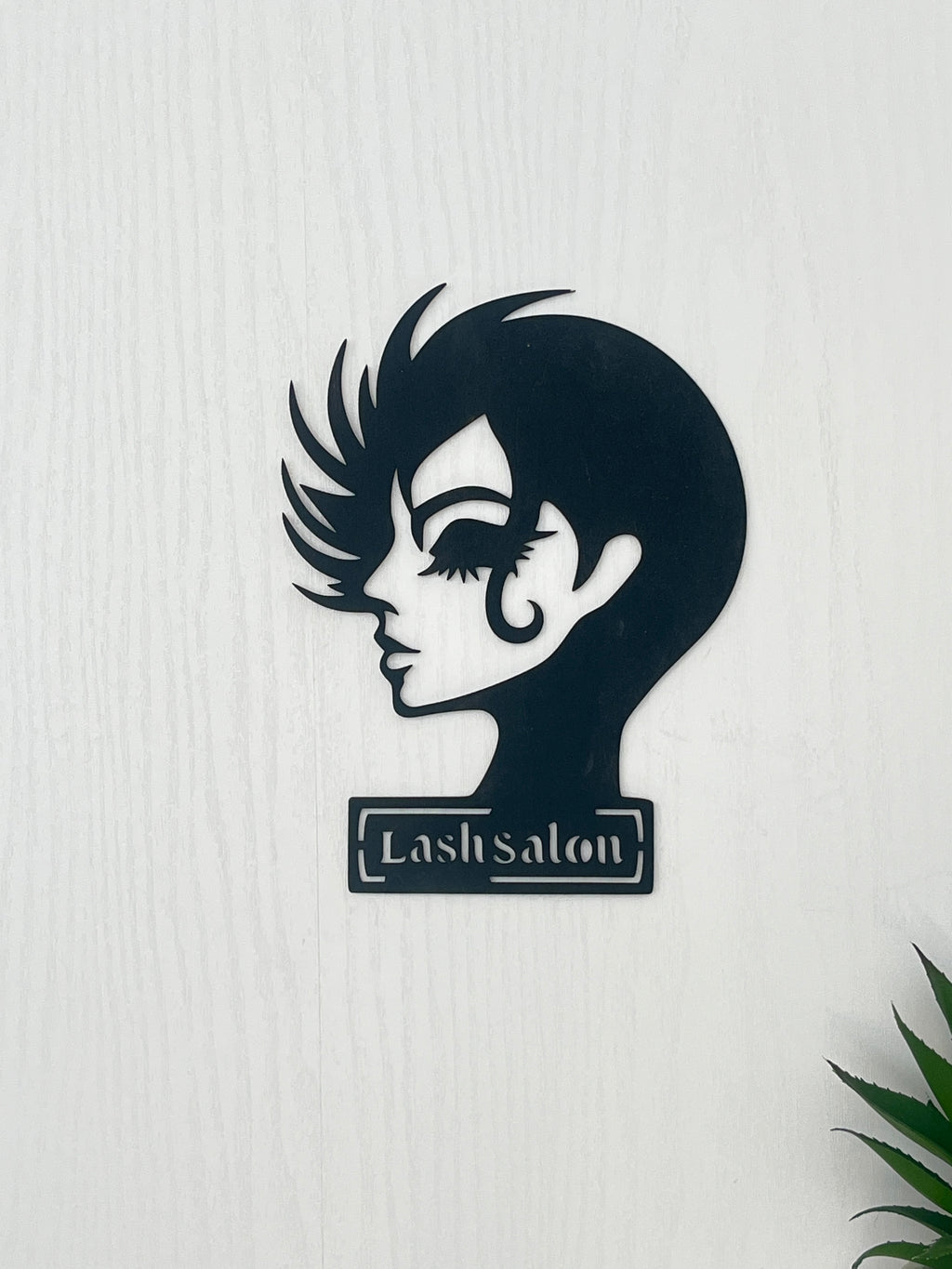 Custom Lash Salon Wall Sign | Personalized Lash Artist Decor for Beauty Studio