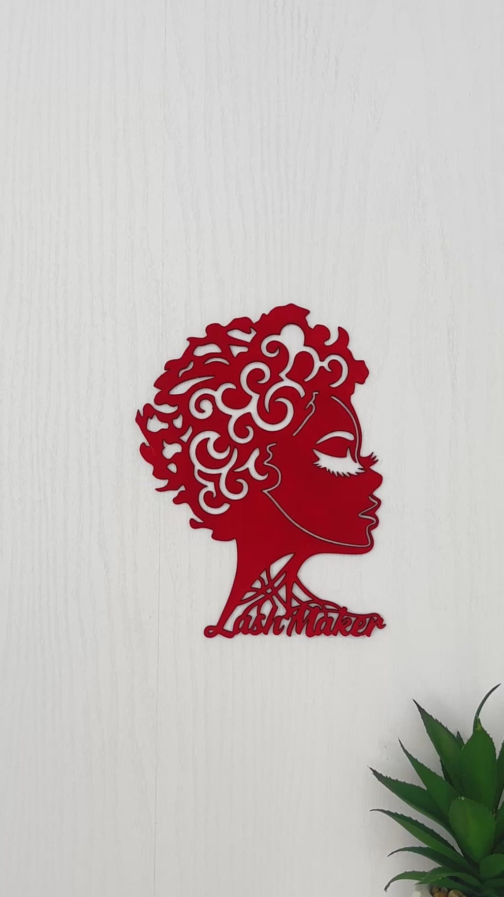 Custom Lash Maker Wall Sign for Your Beauty Studio | Personalized Lash Decor